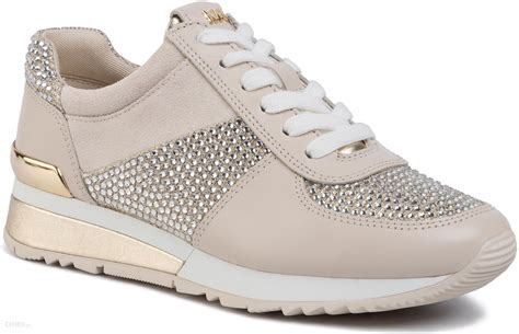 witte michael kors allie wrap trainer outfit|michael kors allie stride trainer.